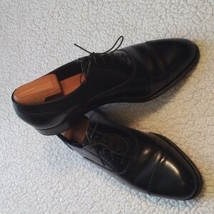Florsheim Black Cap Toe Oxford Dress Shoes  11D